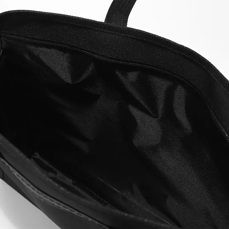 Утолщенный двухслойный деловой портфель, многофункциональная водонепроницаемая сумка на молнии, однотонная вместительная упаковка, аксессуары