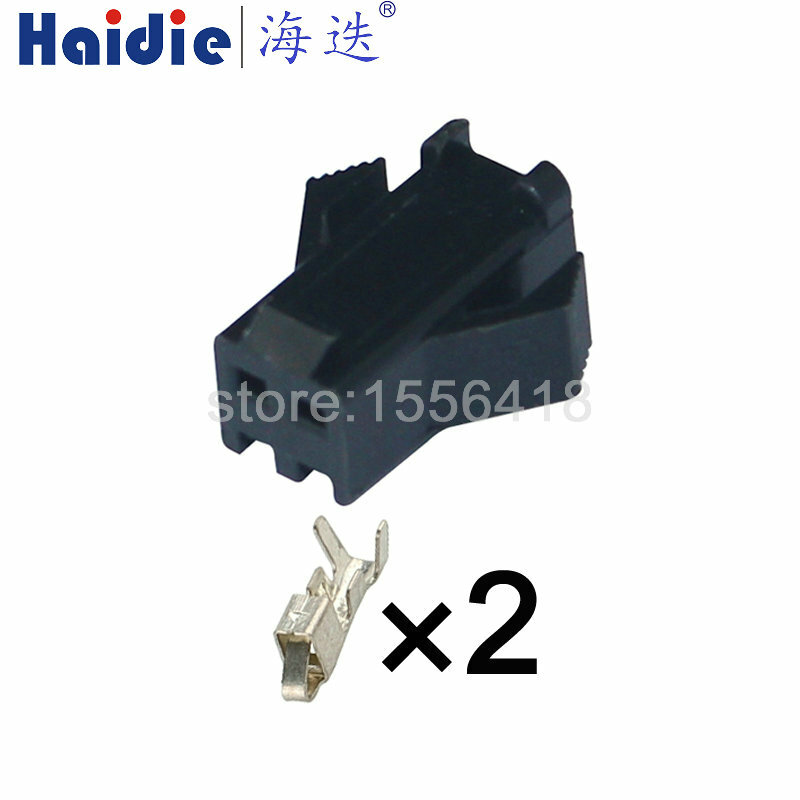 1-100 Sets 2 Pins  auto wire harness cabe plug auto wiring female conn SM-2Y MG610128