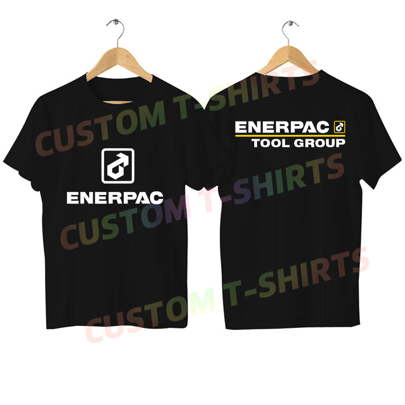 Kaus pria 2024 kaus Logo Grup alat Enerpac kasual baru kaos grafis berukuran besar antilembap nyaman Streetwear S-3XL kaus keren