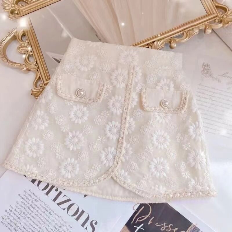 Girls Clothing Sets Summer 2024 New Lace Embroidery Set Girls Clothes Outfit Kids Children Suit 2pcs Kids Fashion Clothes 2-7Y