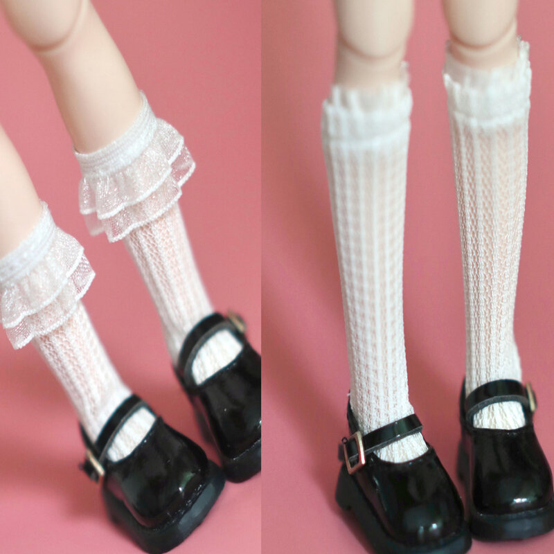 HOUZIWA Doll Accessories Blyth Doll Socks Lace For OB22 OB24