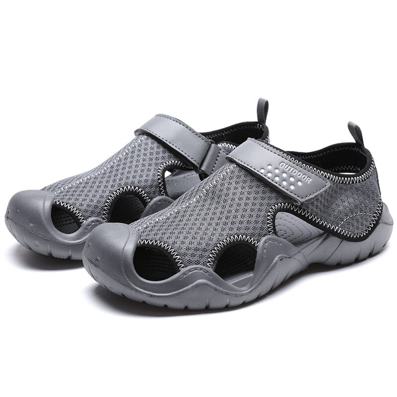 New Mens Sandals 2022 Summer Mesh Deck Lightweight Beach Sandals Fisherman Shoes for Men Outdoor Treking Sandals Man Sneakers
