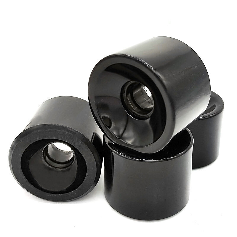 Ruedas de monopatín negras con rodamientos para buje eléctrico, ruedas de 75mm, 2 unidades/juego, 4 unidades/juego, novedad