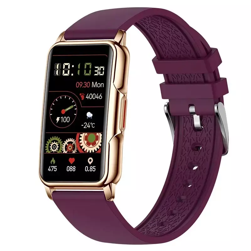 Relógio inteligente impermeável para mulheres, monitor de freqüência cardíaca, smartwatch feminino, pulseira esportiva adorável para senhoras, IOS, Android, IP67, novo
