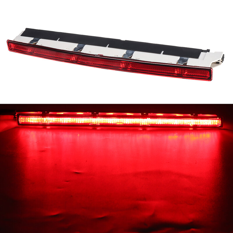 Vermelho/fumado led luz da cauda lâmpada traseira nível de altura luz de freio parar lâmpada fumado/lente vermelha para audi a4 b6 wagon 2001-2005 8e9945097