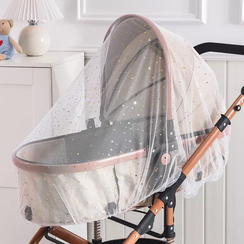 Universal Baby Cart Sunshades Mosquito Net, Buggys Insect Fly Net, Capa de proteção para carrinho, Pushchair
