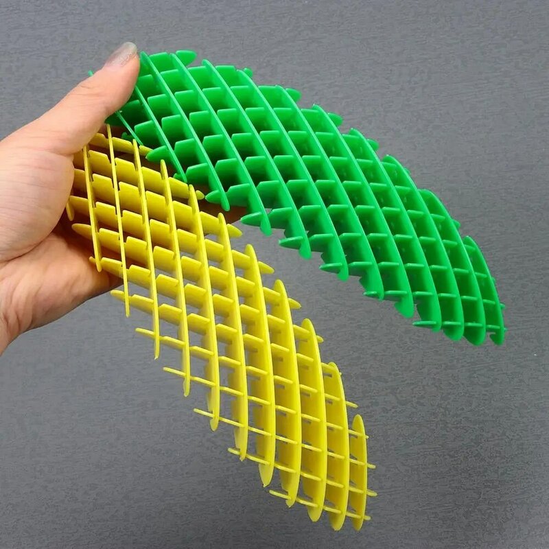 3D gedruckte elastische Mesh Wurm große zappeln Spielzeug Stress abbau die deformierten Wurm Spielzeug sensorischen Stress Angst Linderung einziehbares Spielzeug
