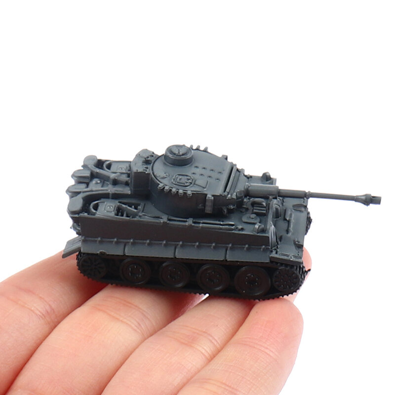 1:144 نموذج لعبة 4D الجدول الرمل البلاستيك النمر الدبابات الحرب العالمية الثانية ألمانيا تانك