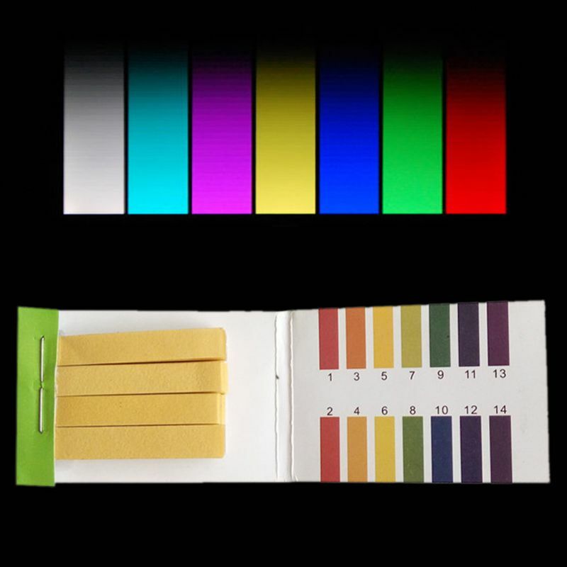 72 Pieces Water Test Strips Aquarium Fish for Tank Testing Strips for pH Test Measuring 1-14 for Freshwater