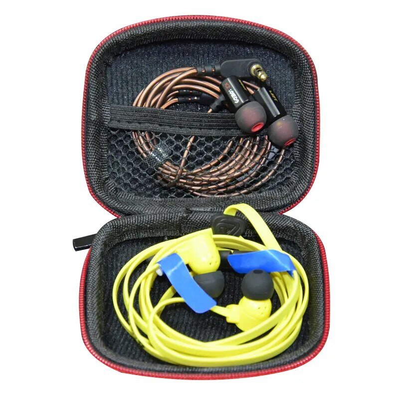 KZ tas kotak Earphone In-Ear Headphone portabel tas tempat penyimpanan aksesori Headphone tas penyimpanan Headset untuk KZ EDX PRO