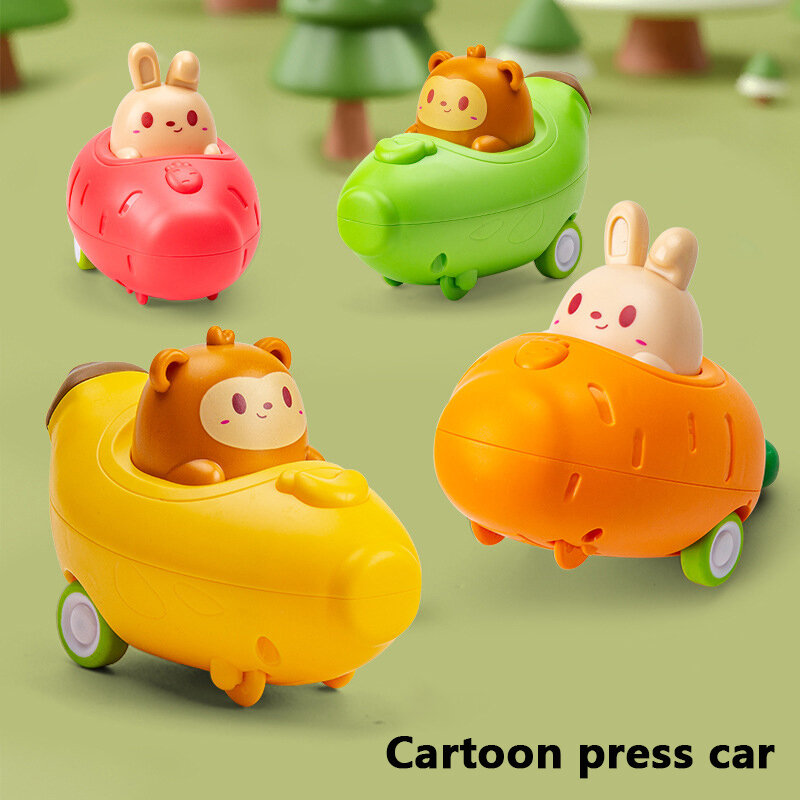 Coches de juguete Montessori para niños de 1 año, coche interactivo, regalo de cumpleaños, juguetes educativos para niños de 2 a 4 años