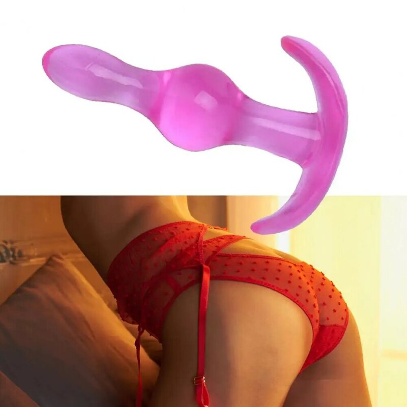Анальный массажер, креативная Анальная секс-игрушка, удобная женская прозрачная Анальная пробка с бусинами для взрослых, анальная пробка