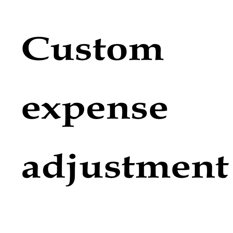 Custom expense adjustment
