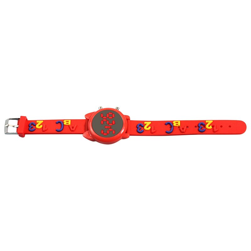 Cartoon Watch durable Ball Watch Suitable For Students Outdoor Electronic Watch Digital Children's Watch Display Time Month