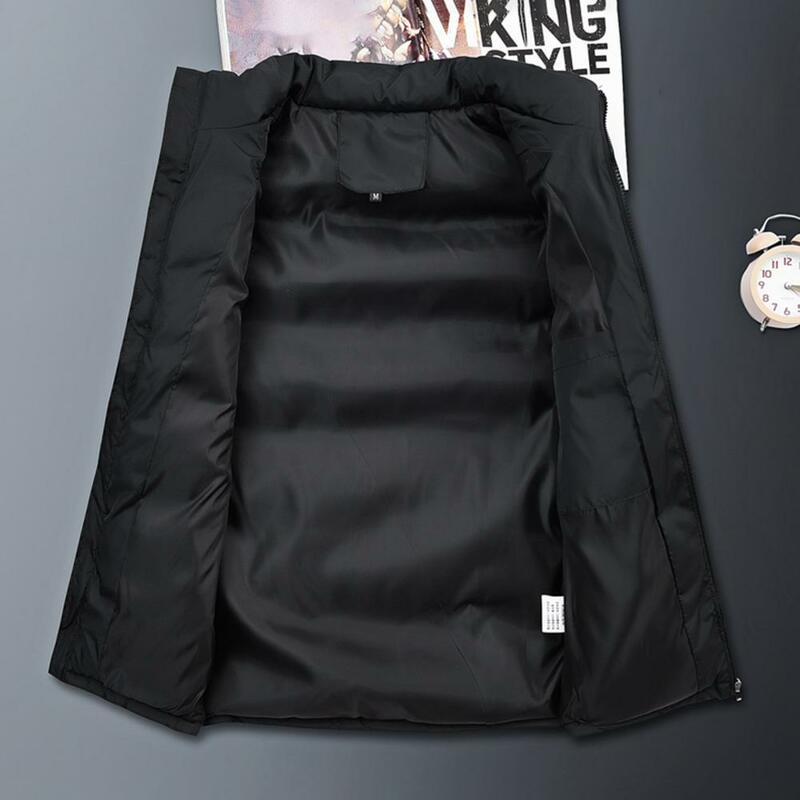 Стильный жилет Skin-Touch с вышивкой алфавита, супермягкий терможилет, куртка с воротником-стойкой, уличная одежда