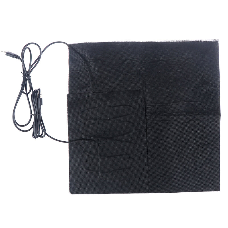 Fibra de carbono aquecida Jacket Pads, Colete aquecido, USB Aquecimento, Warm Coat, 7 tamanhos