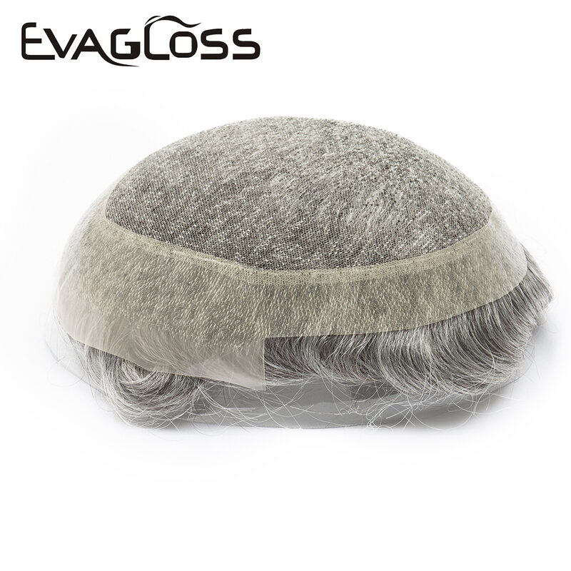 "Australia Style Hair Prosthesis Toupee Men Lace PU Base Wig For Male Breathable Man Wig Capillary Prosthesis Replacement System