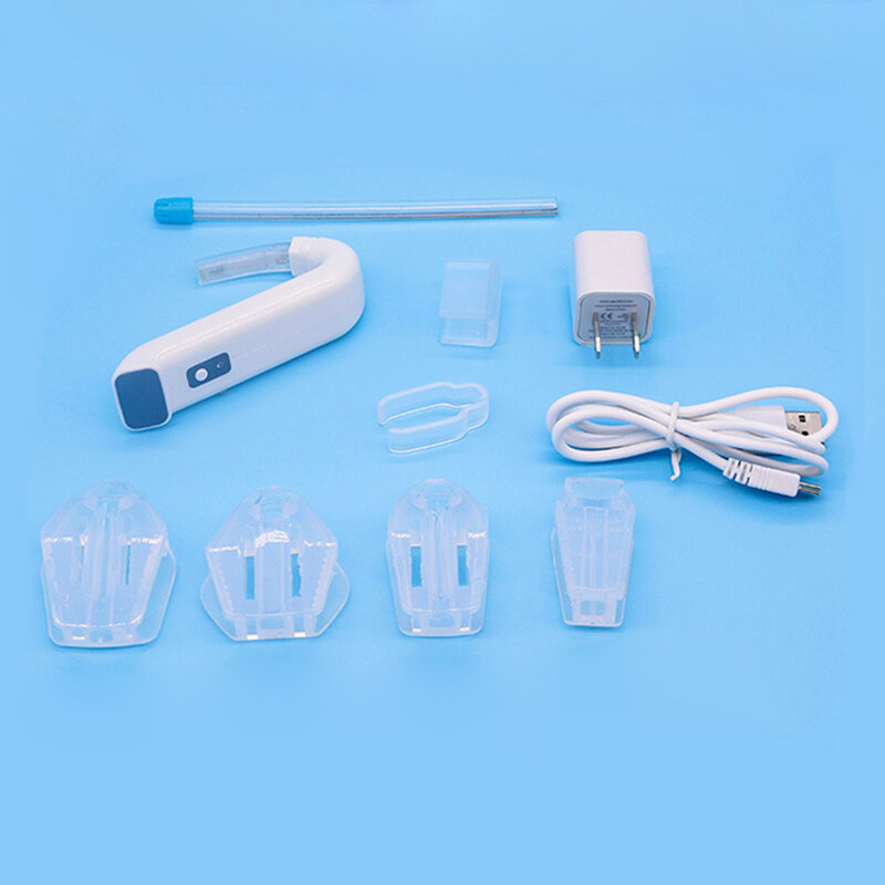ワイヤレス歯科用お守りライト,口腔吸引ランプ,内視鏡,クリーナー,1セット