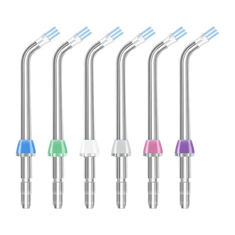 Pointes de rechange pour fil dentaire, pointes de rechange pour chercheur de plaque, compatibles avec l'eau, paquet de 6