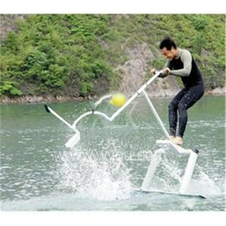 Bicicleta de agua flotante autopropulsada para adultos, hidrolámina de lago, pedal de bicicleta individual-Doble, nuevo