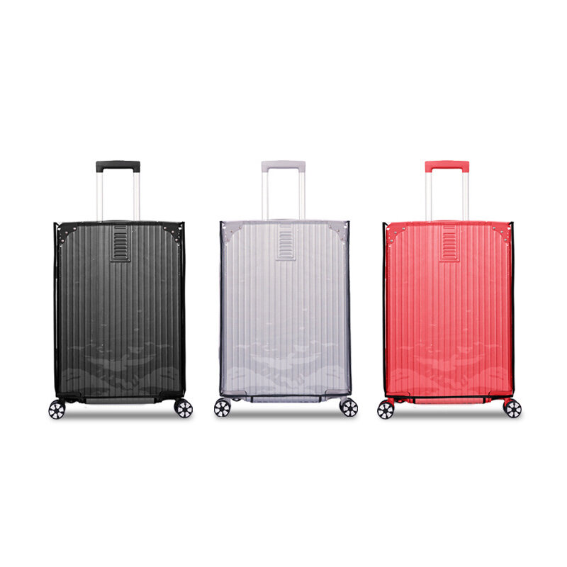 1 szt. Zagęszczona walizka obudowa ochronna pełna przejrzystość bagaż obudowa ochronna pokrowiec na bagaż pokrowiec na walizkę PVC