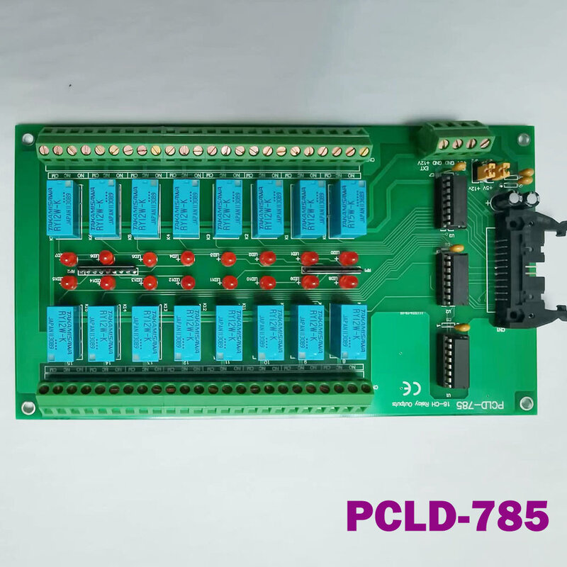 Terminal keluaran relai 16 saluran untuk Advantech PCLD-785