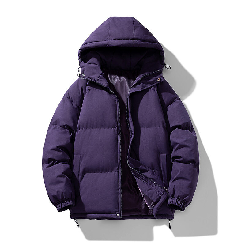 Winter Parkas Men Cotton-padded Coats Men Puffer Jackets Outdoor Hooded Coat Casual Windbreaker Thick Warm Coat Men Jacket