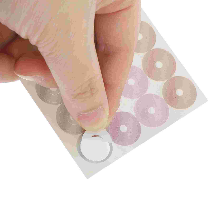 16 Sheets Reinforcement Rings Paper Loose-leaf Paper Patch Hole Protection Sticker Repair Punch Reinforcement Label