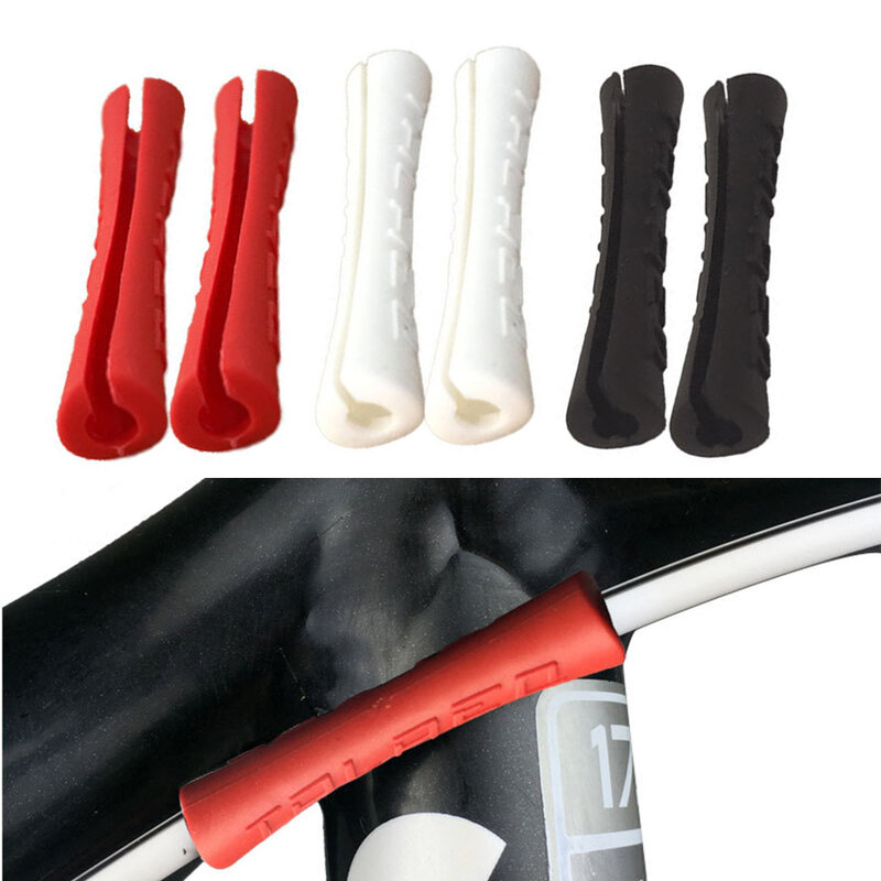 8pcs Bicycle Frame Protective Covers Mountain Bike Cable Protector Line Pipe Sleeve Anti Scratch Shift Brake Cycling Accessories