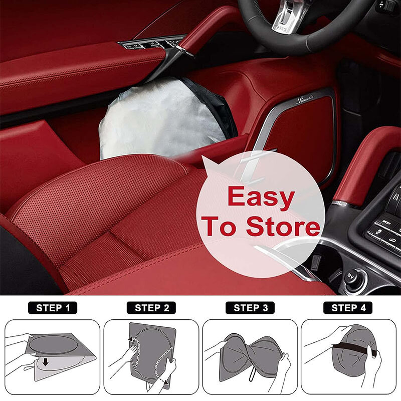 Foldable Front Window Shield Cover Reflective Sun Visor Protector Block Heat Keep Car Cooler For Honda CR-V 17-22 Accessories