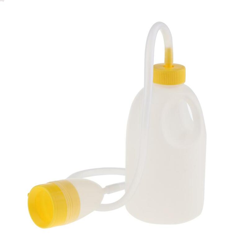 Botella urinaria reutilizable portátil para orinar, drenaje nocturno, cama de viaje, 1700ml