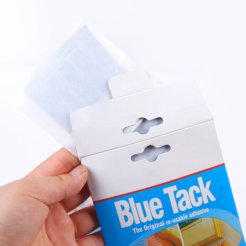 50/75g azul tack adesivo reusável putty pegajoso tack não-tóxico removível parede segura tack putty para a festa dos quadros da foto do cartaz
