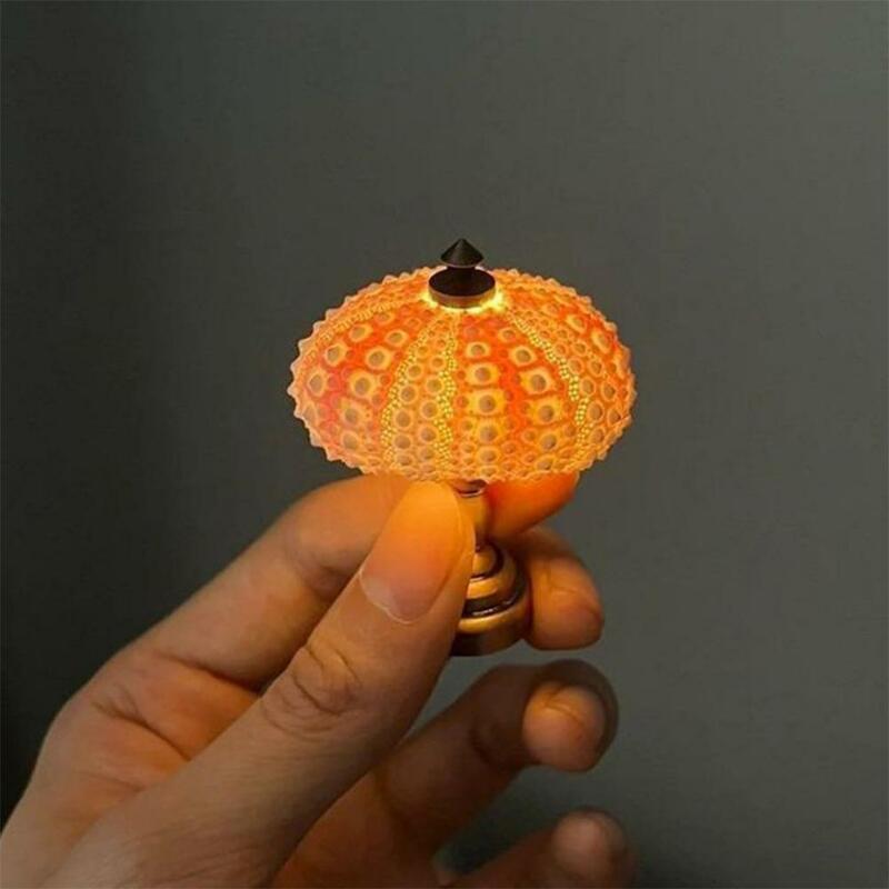 Creative DIY Sea Urchin Night Light -Sea Urchin Shell Night Lamp Funny Beach Themed Night Light For Desktop Ornament