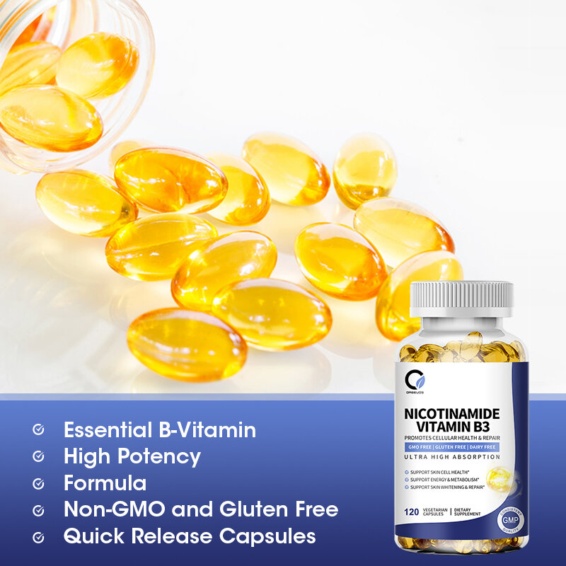 Nicotinamide Resveratrol 500Mg, Whitening Skin & Anti-Aging Nad Supplement, Coq 10 50Mg Voor Hart Gezondheid Antioxidant Voor Volwassenen