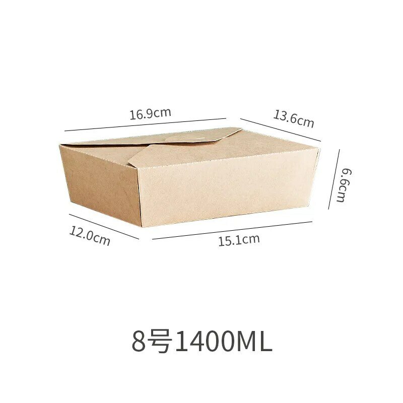 Customized productWholesale disposable custom design foldable lunch packaging container takeaway take out fast food burger fry c