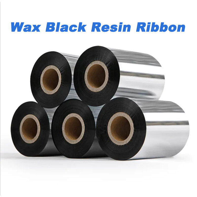 High Quality Printable Film Barcode Printer Wax Black Resin Ribbon