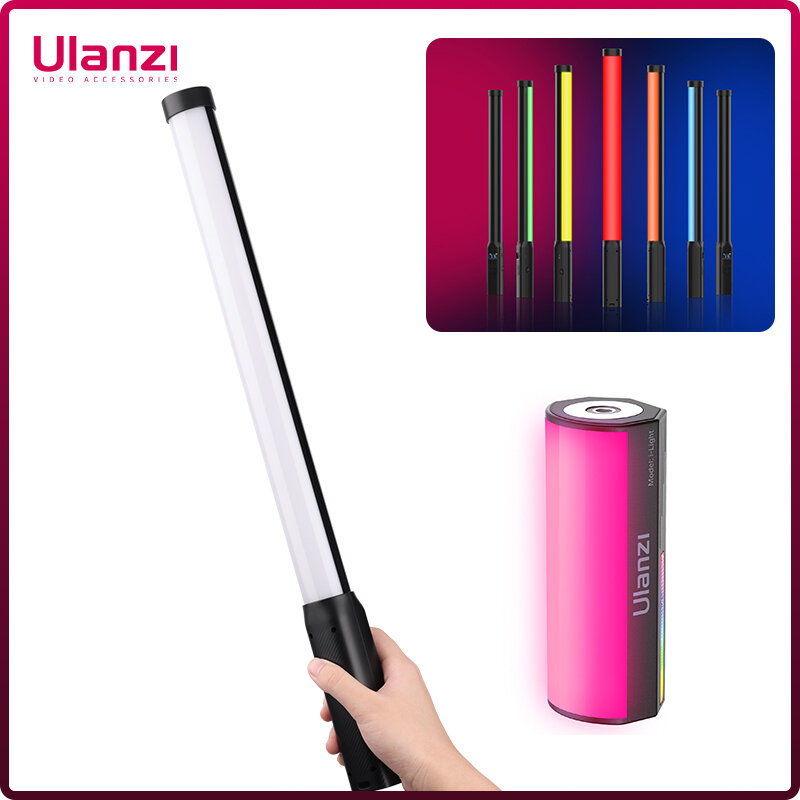 Ulanzi-Barra de luz LED i-light VL119 barra de luz de mano RGB 2500-9000K iluminación de fotografía tubo magnético de luz para vídeo y Vlog