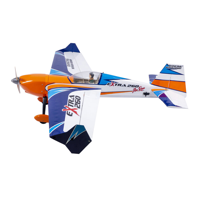 Balsawood RC Plane Kit, DIY RC Avião Modelos, Laser Cut, Balsa Madeira Aviões, XCG02 Extra-260 Wingspan, 1540mm, Novo