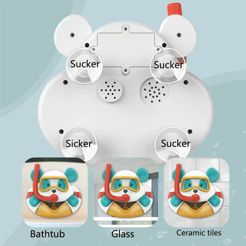 Vendita calda macchina automatica per bolle da bagno bagno per bambini con musica per bambini soffiatore per vasca da bagno in plastica ecologica per bambini