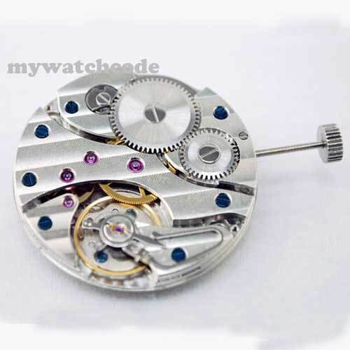 17 Juwelen 6497 Zwaan Nek Mechanische Handwikkeling Vitage Heren Horloge Beweging M01