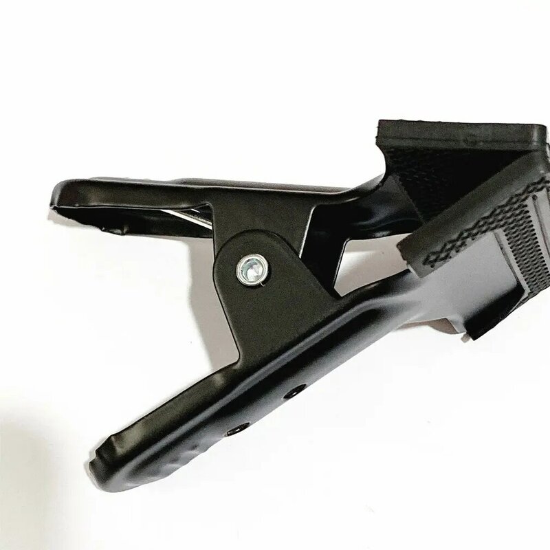 Abrazaderas de resorte negras de boca ancha con Clips de Metal resistente para carpintería, fondos de estudio fotográfico
