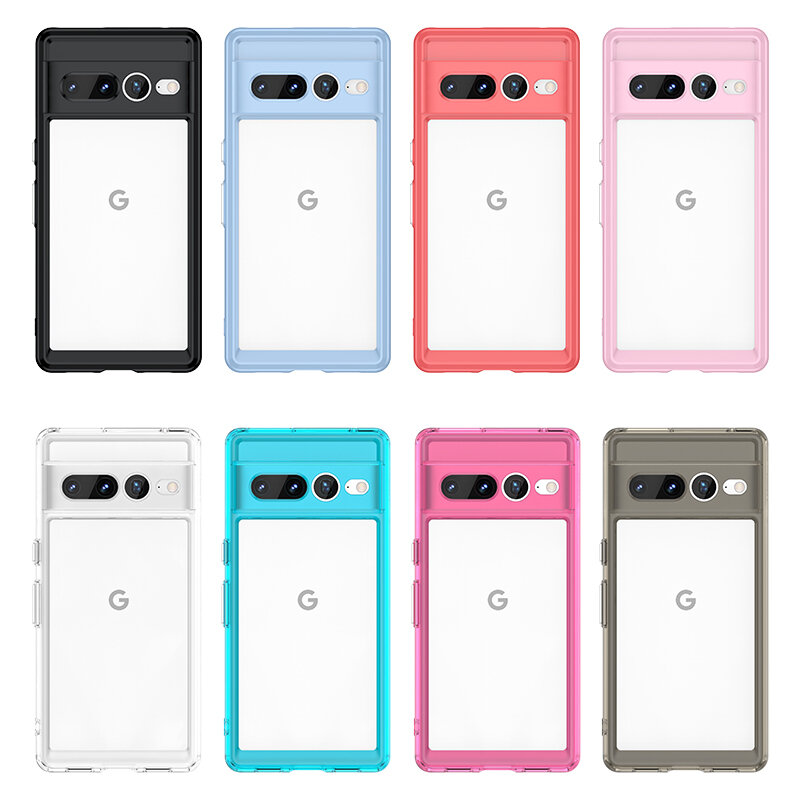 Clear Case For Google Pixel 7 Pro Case Pixel 7 Pro Cover Shell Coque Funda Hard Translucent Shockproof Phone Bumper Pixel 7 Pro