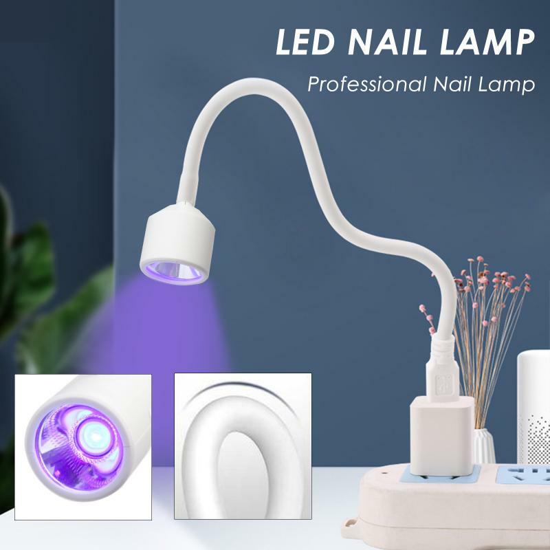 Mini USB Nail Drying Lamp, UV LED Nail Dryer para Manicure, Gel polonês de cura rápida, Máquina profissional da lâmpada do prego, Ferramentas do salão