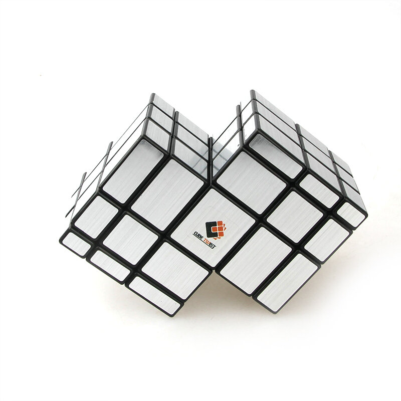 Double 3x3 Conjoined Mirror Face Magic Cube Speed Cube Puzzle Toy For Kids Boys Gift Magic Toys Brain Teasers  Kids Gifts