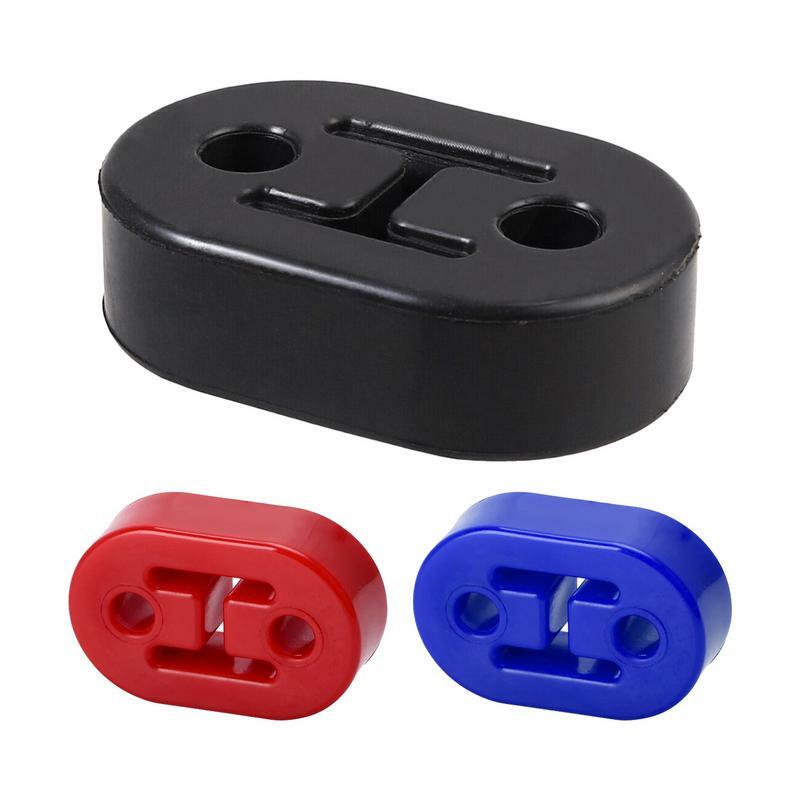 Car Exhaust Rubber Mount 2 Holes Auto Exhaust Tail Pipe Brackets Hanger Insulator Replacement Heavy Duty Exhaust Mounts