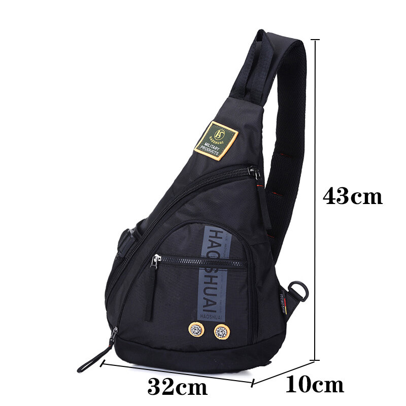 Повседневные водонепроницаемые нейлоновые сумки через плечо для мужчин и женщин, дорожные мессенджеры унисекс с карманами для iPad, мужские нагрудные сумки