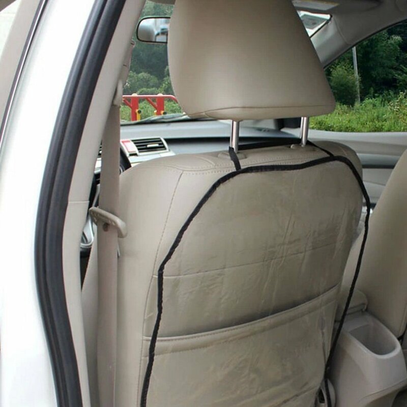 Cubierta protectora de respaldo para asiento de coche, almohadilla antipatadas de limpieza transparente para niños, accesorios para piezas de automóviles