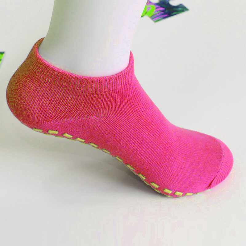 Non-Slip Yoga Socks Anti-Skid Fitness Socks For Pilates Ballet Non-Slip Trampoline Socks For Kids Indoor Sports Cushioning