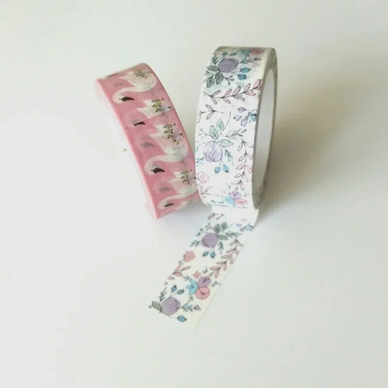 Kunden spezifische Produkt dekoration gedruckt weißen Papier block Washi Bänder Set Aufkleber Briefpapier Bänder für Urlaub Handwerk