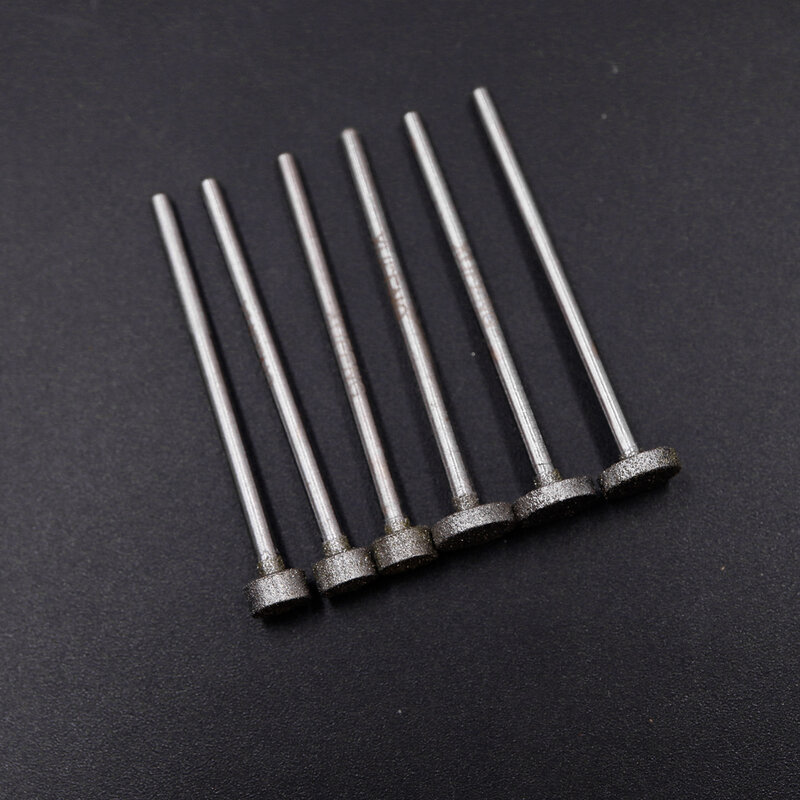 Hohe Qualität 150# 2,35mm Diamant Schleifen Punkt Zähne Schleifen Punkt Schleifen Burr Durable Schleifen Nadel Maniküre Bits